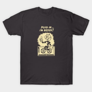 plug in reddy kilowatt cream T-Shirt